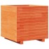 Jardinera madera maciza de pino marrón cera 50x50x49,5
