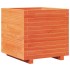 Jardinera madera maciza de pino marrón cera 50x50x49,5