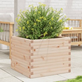Jardinera de madera maciza de pino 60x60x46
