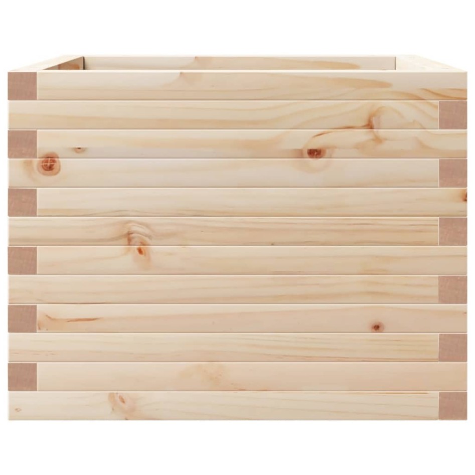 Jardinera de madera maciza de pino 60x60x46