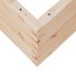 Jardinera de madera maciza de pino 60x60x46
