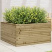 Jardinera de madera de pino impregnada 90x90x46 cm