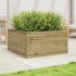 Jardinera de madera de pino impregnada 90x90x46