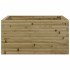 Jardinera de madera de pino impregnada 90x90x46