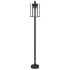 Lámparas de suelo exterior 3 uds acero inoxidable negro 100