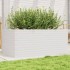 Jardinera de madera maciza de pino blanco 110x60x45,5