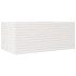 Jardinera de madera maciza de pino blanco 110x60x45,5