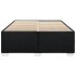 Cama sin colchón tela negro 140x200