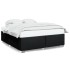 Cama sin colchón tela negro 180x200