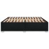 Cama sin colchón tela negro 180x200