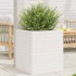 Jardinera de madera maciza de pino blanca 40x40x46