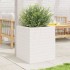 Jardinera de madera maciza de pino blanca 40x40x46