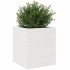 Jardinera de madera maciza de pino blanca 40x40x46