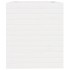 Jardinera de madera maciza de pino blanca 40x40x46