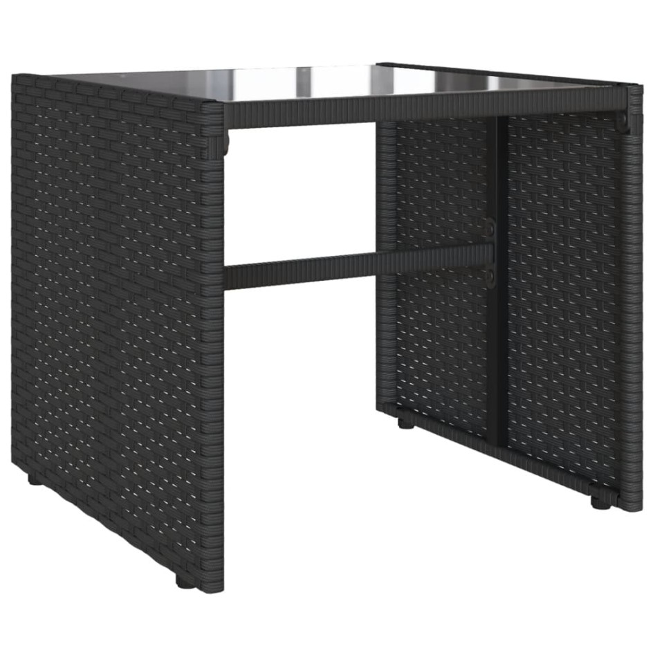 Juego de sofás jardín 4 pzas con cojines ratán sintético