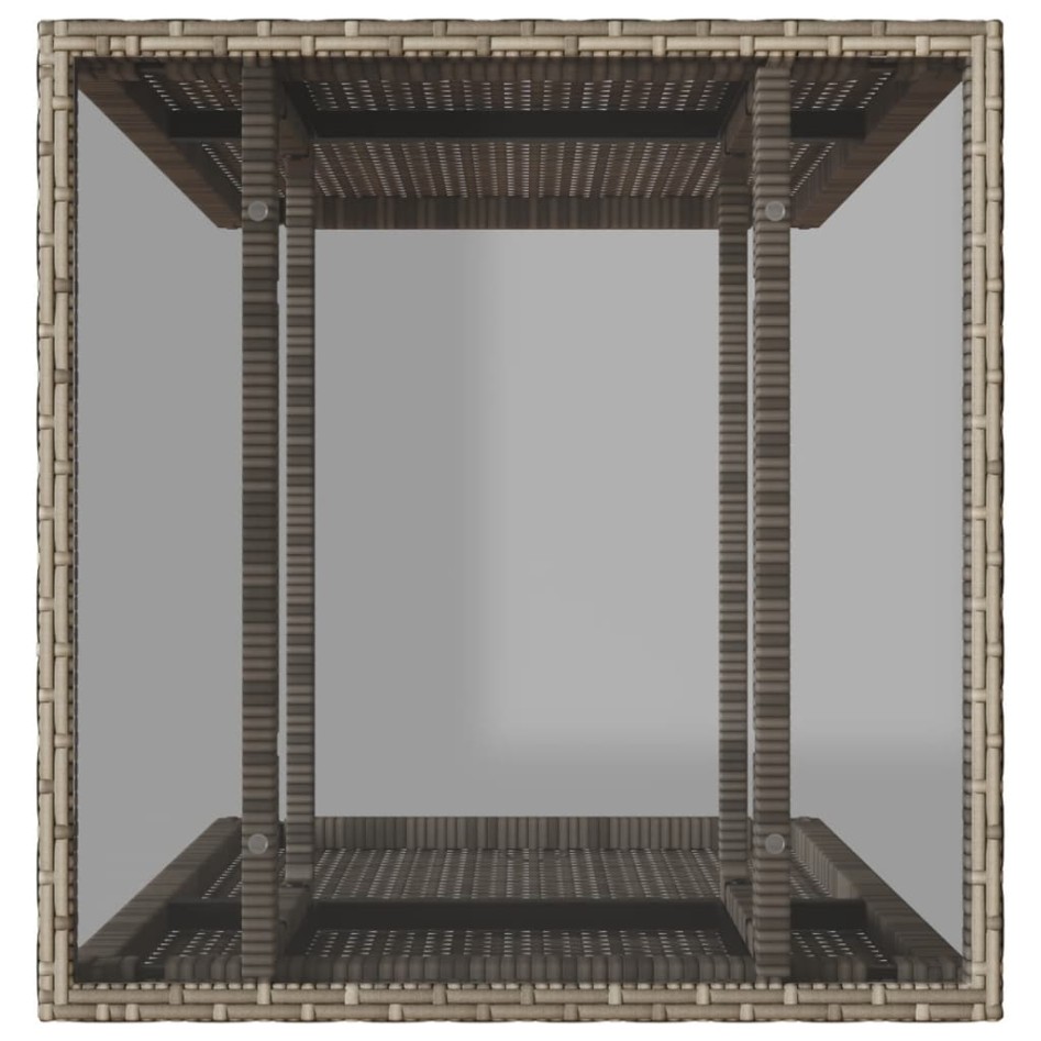 Sillas y mesita de jardín con cojines 3 piezas ratán PE