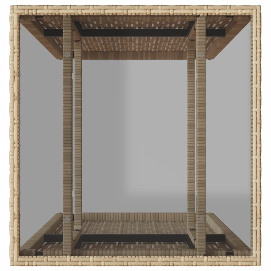 Sillas y mesita de jardín 3 piezas ratán sintético cojín