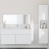 Juego de muebles de baño 3 pzas madera contrachapada
