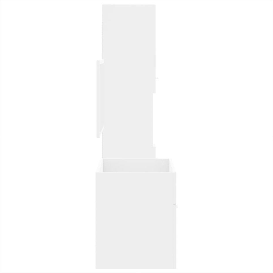 Juego de muebles de baño 3 pzas madera contrachapada