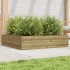 Jardinera madera de pino impregnada 100x100x23