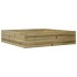 Jardinera madera de pino impregnada 100x100x23