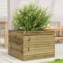 Jardinera de madera de pino impregnada 60x60x45,5