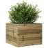 Jardinera de madera de pino impregnada 60x60x45,5