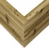 Jardinera de madera de pino impregnada 60x60x45,5