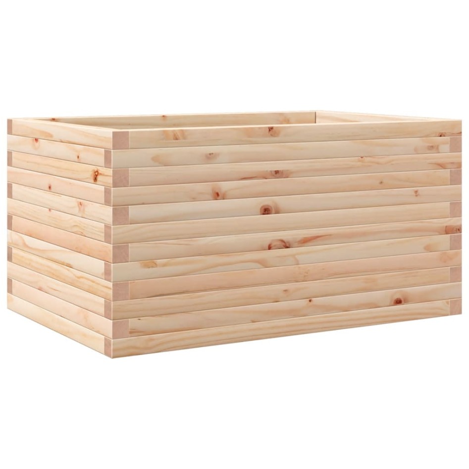 Jardinera de madera maciza de pino 90x60x45,5