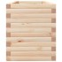 Jardinera de madera maciza de pino 110x40x45,5