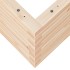 Jardinera de madera maciza de pino 110x40x45,5