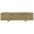 Jardinera de madera de pino impregnada 100x100x26,5