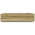 Jardinera de madera de pino impregnada 100x100x26,5