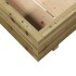 Jardinera de madera de pino impregnada 100x100x26,5