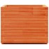Jardinera madera maciza de pino marrón cera 60x60x49,5