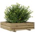 Jardinera de madera de pino impregnada 90x90x26,5