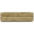 Jardinera de madera de pino impregnada 90x90x26,5