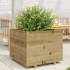 Jardinera madera de pino impregnada 60x60x49,5