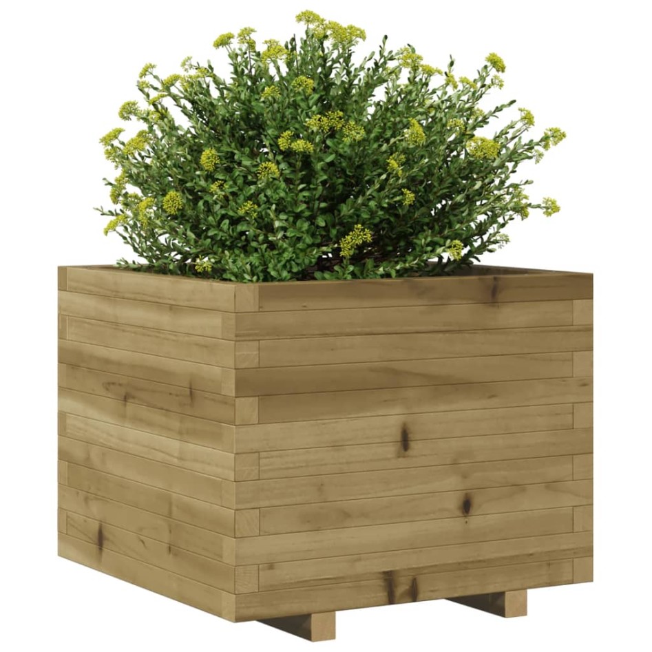 Jardinera madera de pino impregnada 60x60x49,5