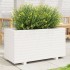 Jardinera madera maciza de pino blanco 90x40x49,5