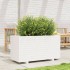 Jardinera madera maciza de pino blanco 90x40x49,5