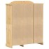 Armario Corona madera maciza de pino 151,5x52x186