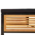 Mesa de jardín con taburete madera maciza de