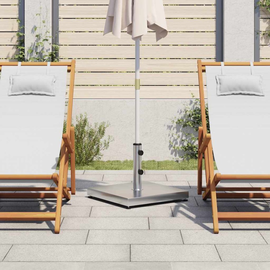 Base de sombrilla cuadrada para palos de Ø32/38/48 mm 28