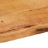 Tablero de mesa borde natural madera maciza mango 100x60x3,8