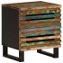 Mesitas de noche 2 uds de madera maciza reciclada 40x34x46