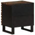 Mesitas de noche 2 uds de madera maciza reciclada 40x34x46