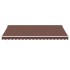 Toldo retráctil manual marrón 450x300