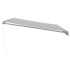 Toldo retráctil manual gris antracita y blanco 450x300