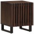 Mesitas de noche 2 uds madera maciza de mango 40x34x46